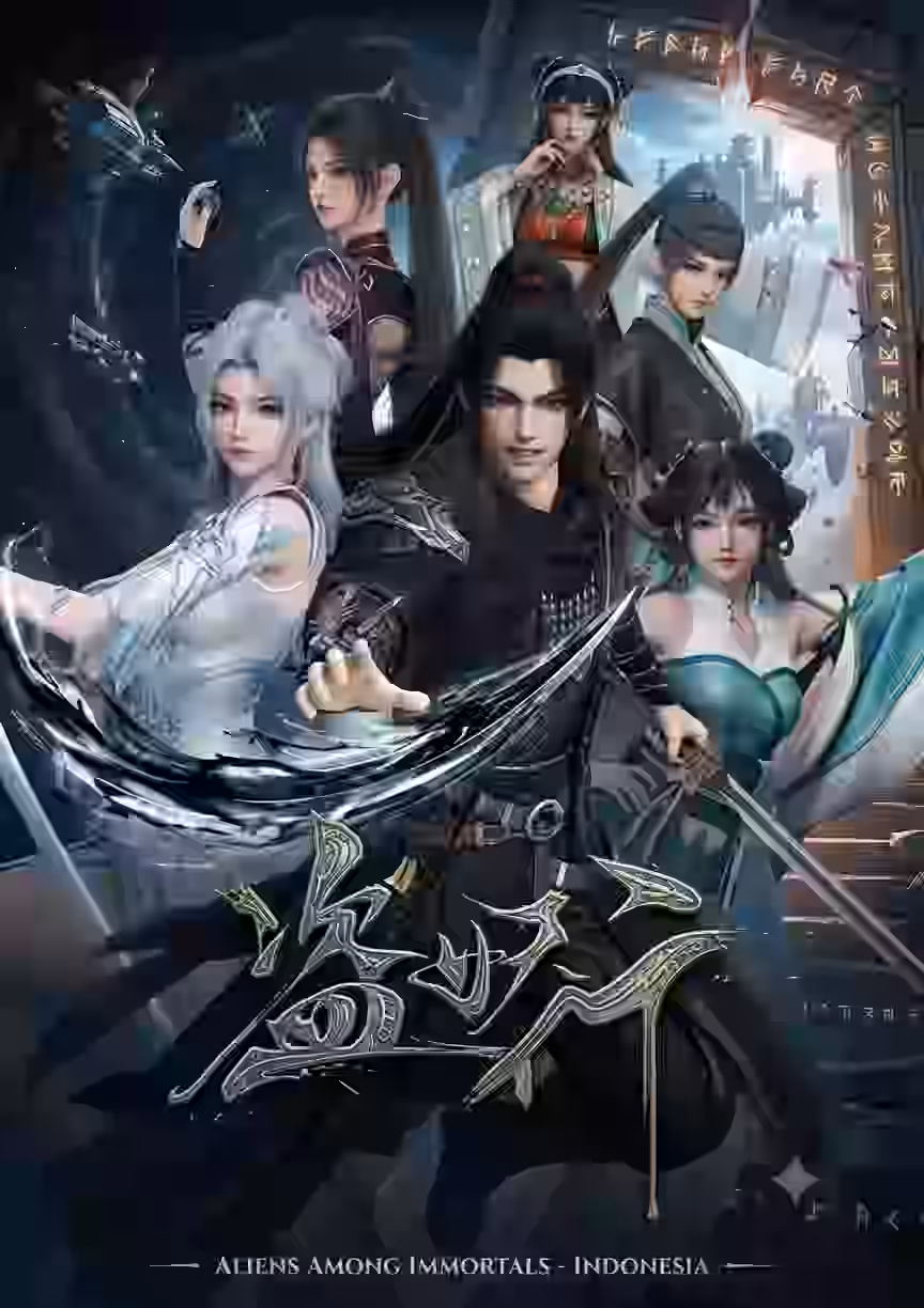 Poster Aliens Among Immortals Genre Action